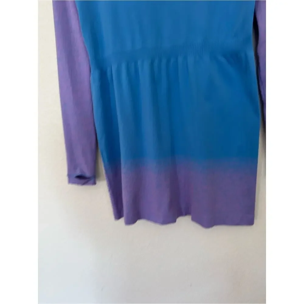 ivivva Lululemon Officially Awesome Long Sleeve Dress Blue/Purple Size 14 EUC